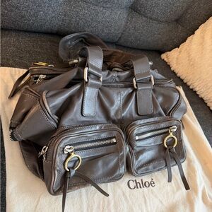 Chloe Betty bag - Chocolate Grey Leather